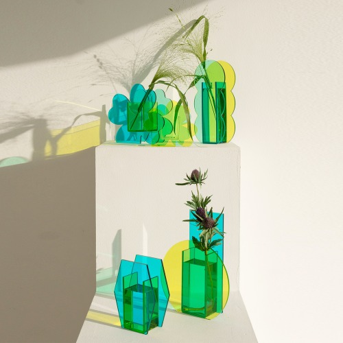 Colorful Acrylic Vases - Tropical (아크릴 화병)